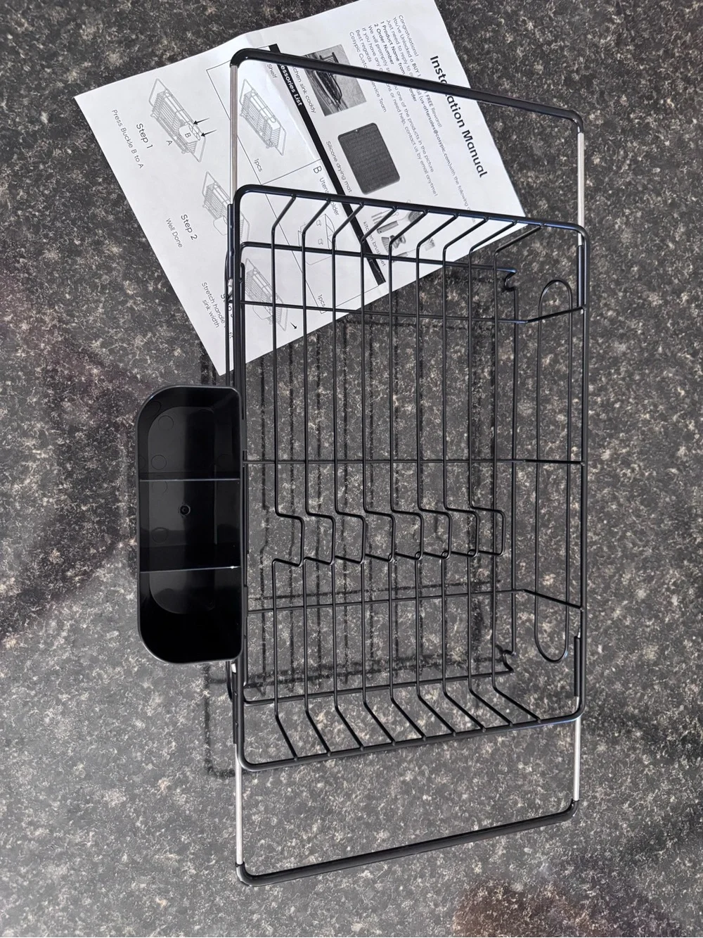 Expandable Multifunctional Dish Drying Rack, Over The Sink, In-Sink, On Counter